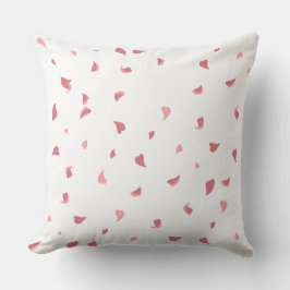 Romantische Rose Petal Throw Kissen