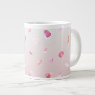 Romantische Rose Petals Jumbo-Tasse