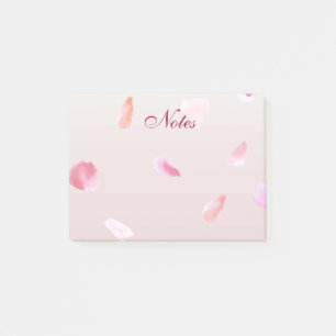 Romantische Rose Petals Post-it Klebezettel