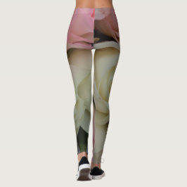 Romantische Rose Rosa Blume Leggings