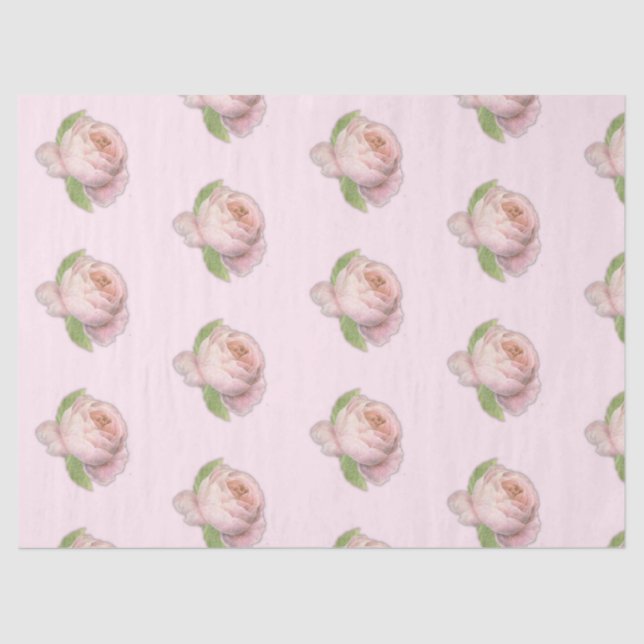 Romantische Rose Serie Design 18 Gewebepapier Seidenpapier (Vorderseite)