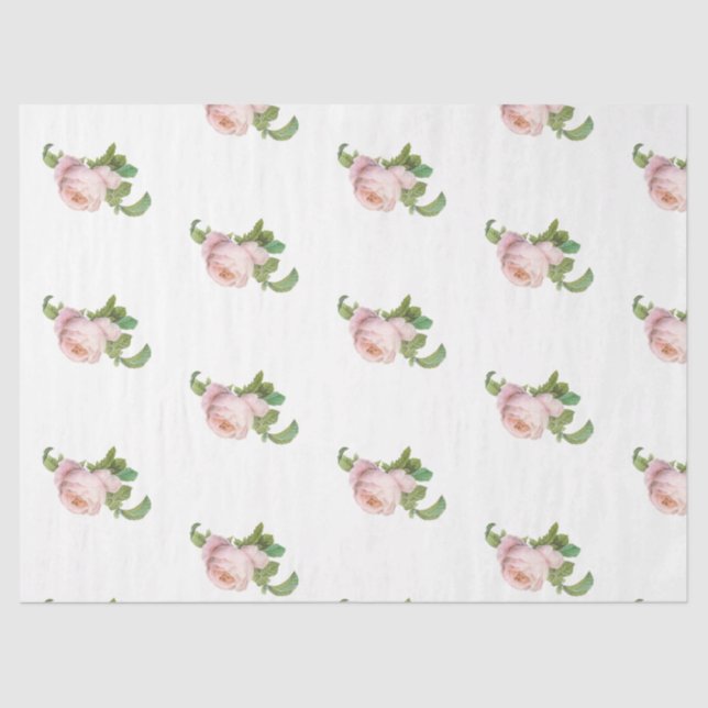 Romantische Rose Serie Design 19 Gewebepapier Seidenpapier (Vorderseite)