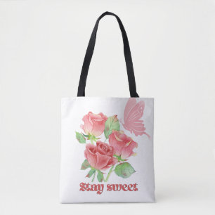 Romantische Rosen-Ästhetik-Tasche - Inspirierendes