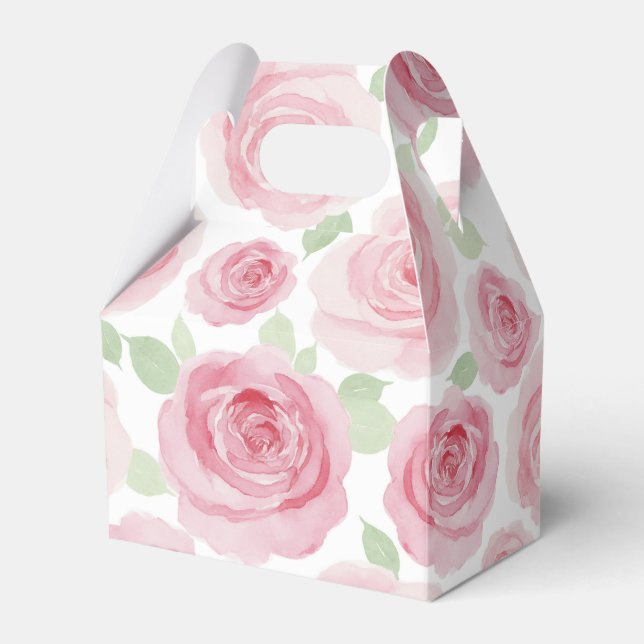 Romantische Rosen-Geschenkbox Geschenkschachtel (Vorderseite)