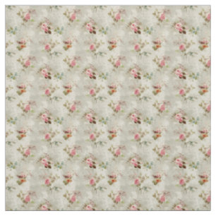 Romantische Rosen mit Vintager Eleganz Stoff