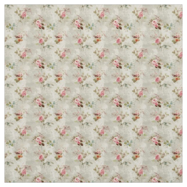 Romantische Rosen mit Vintager Eleganz Stoff (Muster)