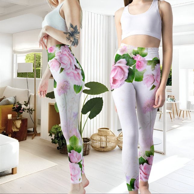 Romantische Rosenfrauen Leggings (Von Creator hochgeladen)