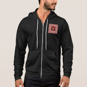 Romantische Rote Blume Herzdesign 4 Besondere Mome Hoodie
