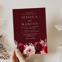 Romantische Rote Elegance Rose Hochzeit