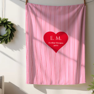 Romantische rote Herzen Geschenk für Ehefrau Decke Sherpadecke