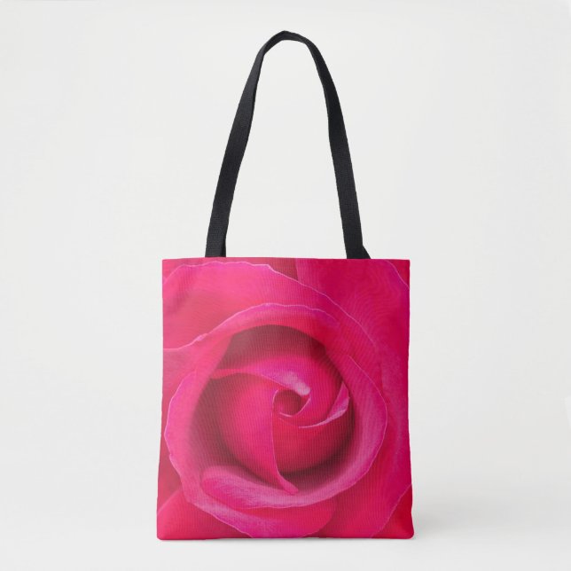 Romantische rote rosa Rose (Vorderseite)