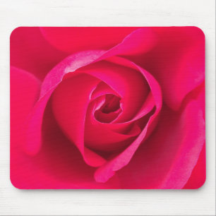 Romantische rote rosa Rose v2 Mousepad