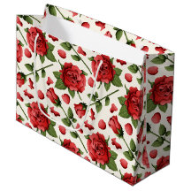 Romantische rote Rose und botanisches Blattwerk au