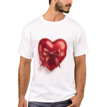 Romantische rote Rosen Valentinstag Paar Liebes-T-