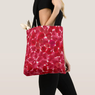 Romantische rote Rosenmuster-Valentinstag-Tasche