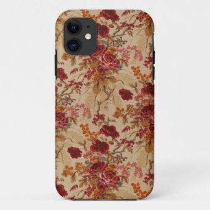 Romantische rote Vintage Rosen Case-Mate iPhone Hülle
