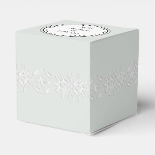 Romantische, rustikale Hochzeit Geschenkschachtel