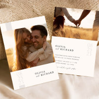 Romantische Rustikale Hochzeit mit doppelseitigem 