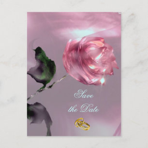 Romantische Save the Date Postkarte