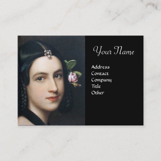 ROMANTISCHE SCHÖNHEIT, Salon Wellness-Center, Make Visitenkarte (Vorderseite)