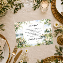 Romantische Seeblick-Garten-Eleganz-Hochzeit