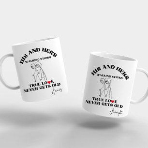 Romantische Seine und ihre wahre Liebe werden nie Kaffeetasse