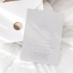 Romantische Silber Foil Gray Monogram Wedding Folieneinladung<br><div class="desc">Diese romantische silberne,  graue Einladung ist perfekt für eine einfache Hochzeit. Das moderne klassische Design besticht durch extravagante Wirbel und skurrile Schnörkel mit prächtiger,  eleganter,  handgezeichneter Silberfolienprägung mit geprägter Typografie.</div>