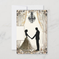 Romantische Silhouette eines Paares