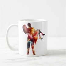 Romantische Silhouette Liebe Explosion Tasse - Dyn