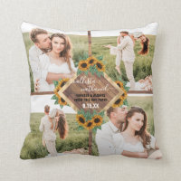 Romantische Sonnenblume Gold Weißes Paar Foto Coll