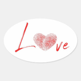 Romantische Sticker für Valentinstag