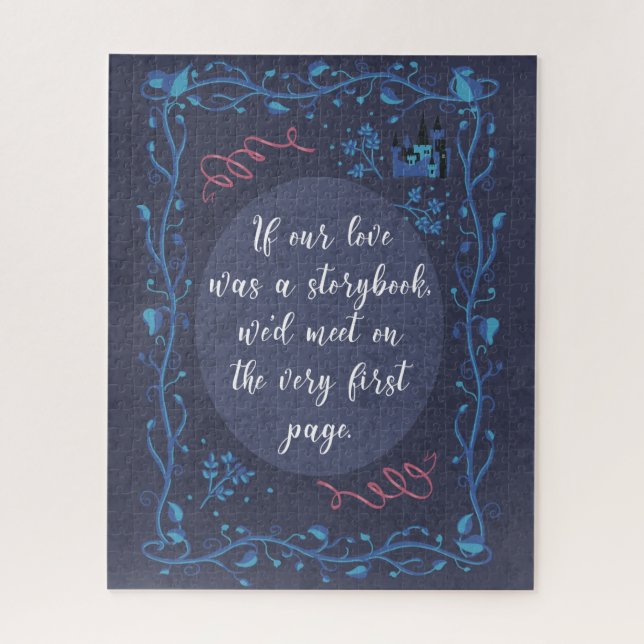 Romantische Storybook-Liebe Puzzle (Vertikal)