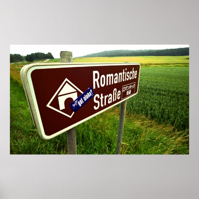 Romantische Straße Aloha Poster (Vorne)