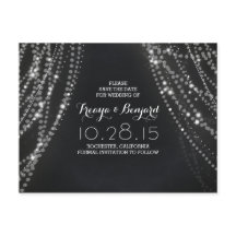 Romantische Stringklatsche Save the Date