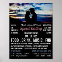 Romantische Szene, Speed Verabredet Event-Werbung