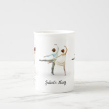 Romantische Tänzer mit Ihrem eigenen Namen oder Te