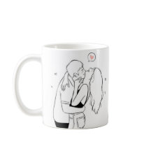 Romantische Tasse - Niedliches Geschenk für Liebha