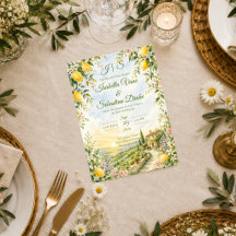 Romantische toskanische Hochzeit