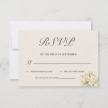 Romantische toskanische Villa Kalligrafie RSVP-Kar