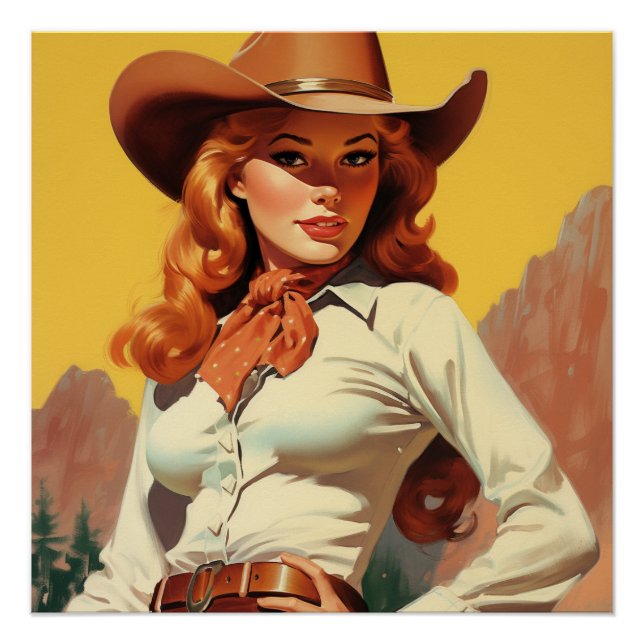 Romantische Trails des Cowgirl: Wild West Whispers Poster (Vorderseite)