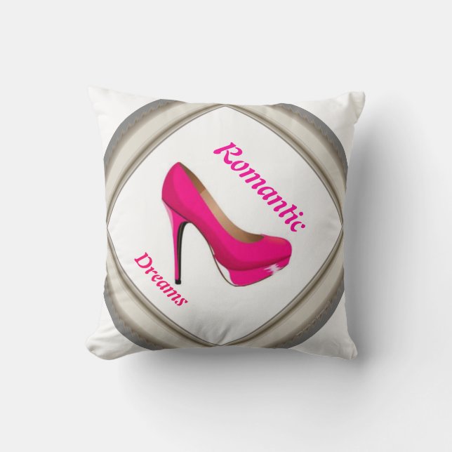 Romantische Träume Designer Kissen (Vorderseite)