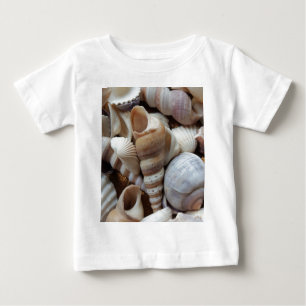 Romantische tropische exotische Muscheln Strand Li Baby T-shirt