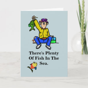 Romantische und lustige Angelkarte Jubiläumskarte Karte