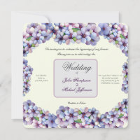 Romantische und poetische Pasta Lilac Wasserfarbe