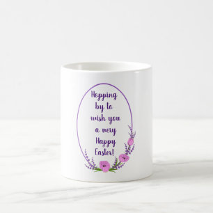 Romantische Urlaubskränke Tulip Blume Ostern Kaffeetasse