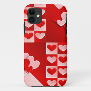 Romantische Valentinische Liebe Herz Rotes Herz iPhone 11 Hülle