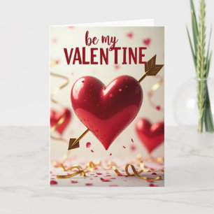 Romantische Valentinskarte Karte