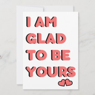 Romantische Valentinstag Card Feiertagskarte