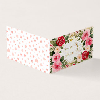 Romantische Valentintagskarte