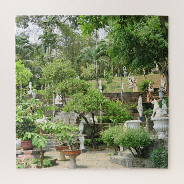 romantische, verzierte Statuen Puzzle (Vertikal)